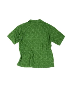 Andersson Bell Bali Sheer Open Collar Shirts Atb843M(Green)-Men Shirts