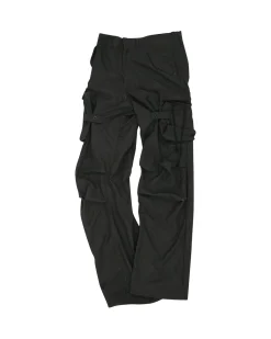 Andersson Bell Bisent Wrinkle Crack Cargo Pants Apa589M(Black/Khaki)-Men Trousers