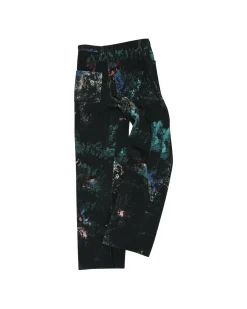 Andersson Bell Black Scratch Curved Wide Jeans Apa644M(Black)-Men Trousers
