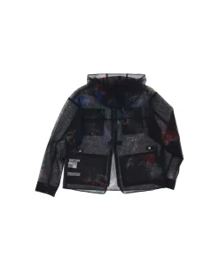 Andersson Bell Black Scratch Hooded Jacket Awa535M(Black)-Men Outerwear