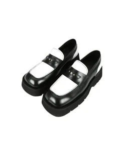 Andersson Bell Broeils 23 Penny Loafer Aaa328M(Black/White)-Men Shoes