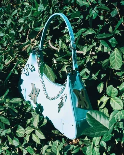 Andersson Bell Butterfly Ab Logo Chain Bag Aaa330W(S/Blue)-Women Bags