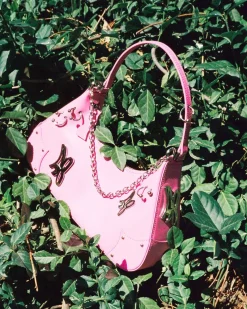 Andersson Bell Butterfly Ab Logo Chain Bag Aaa330W(Pink)-Women Bags