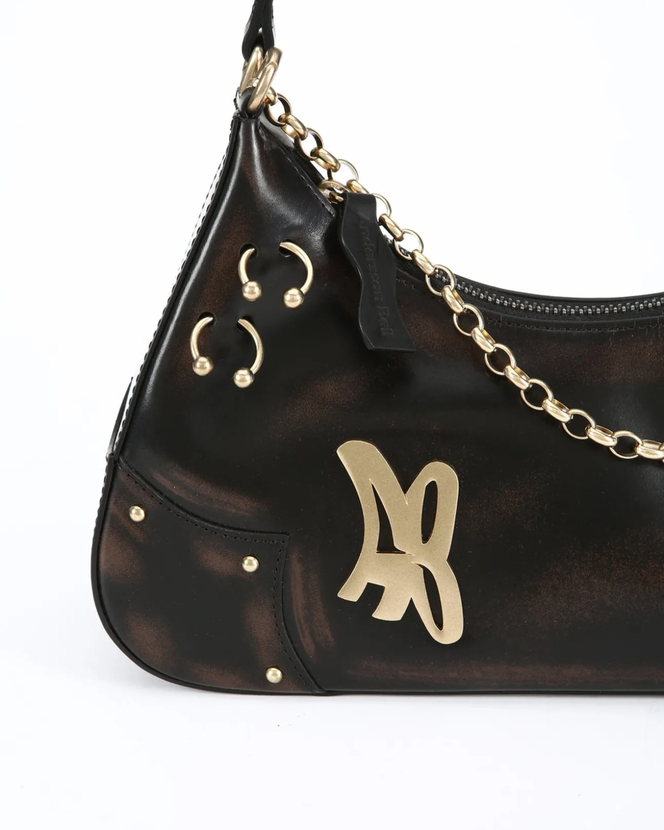 Andersson Bell Butterfly Ab Logo Chain Bag Aaa330W(D/Brown)-Women Bags