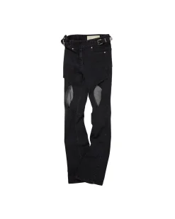 Andersson Bell Cara Curve Layered Denim Jeans Apa551W(Black)-Women Jeans