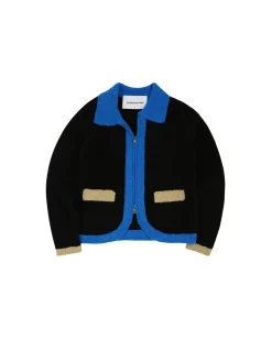 Andersson Bell Collar Zip Knit Cardigan Atb853M(Black)-Men Outerwear