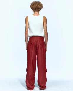 Andersson Bell Convex Multi Military Pants Apa638M(Red)-Men Trousers