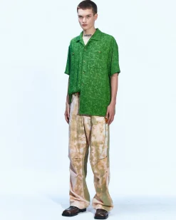 Andersson Bell Corduroy Cargo Flash Pants Apa591M(Ecru)-Men Trousers
