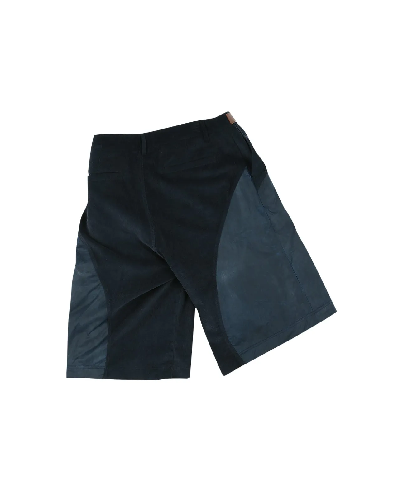 Andersson Bell Corduroy Panel Shorts Apa594M(Navy)-Men Trousers