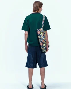 Andersson Bell Corduroy Panel Shorts Apa594M(Navy)-Men Trousers