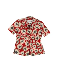 Andersson Bell Daisy Jacquard Shirts Atb954M(Red)-Men Shirts