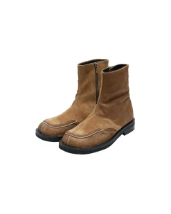 Andersson Bell Dayne Square Toe Chelsea Boots Aaa308M(Tan)-Men Shoes