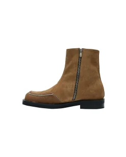 Andersson Bell Dayne Square Toe Chelsea Boots Aaa308M(Tan)-Men Shoes