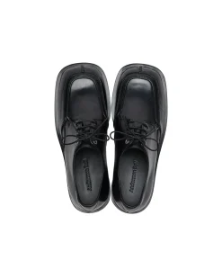 Andersson Bell Dayne Square Toe Derby Shoes Aaa307M(Black)-Men Shoes