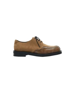 Andersson Bell Dayne Square Toe Derby Shoes Aaa307M(Tan)-Men Shoes