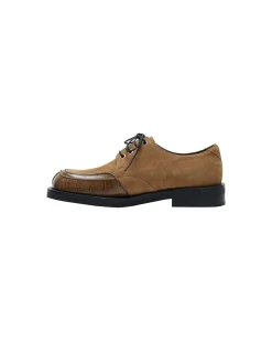 Andersson Bell Dayne Square Toe Derby Shoes Aaa307M(Tan)-Men Shoes
