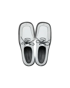 Andersson Bell Dayne Square Toe Derby Shoes Aaa307M(White)-Men Shoes