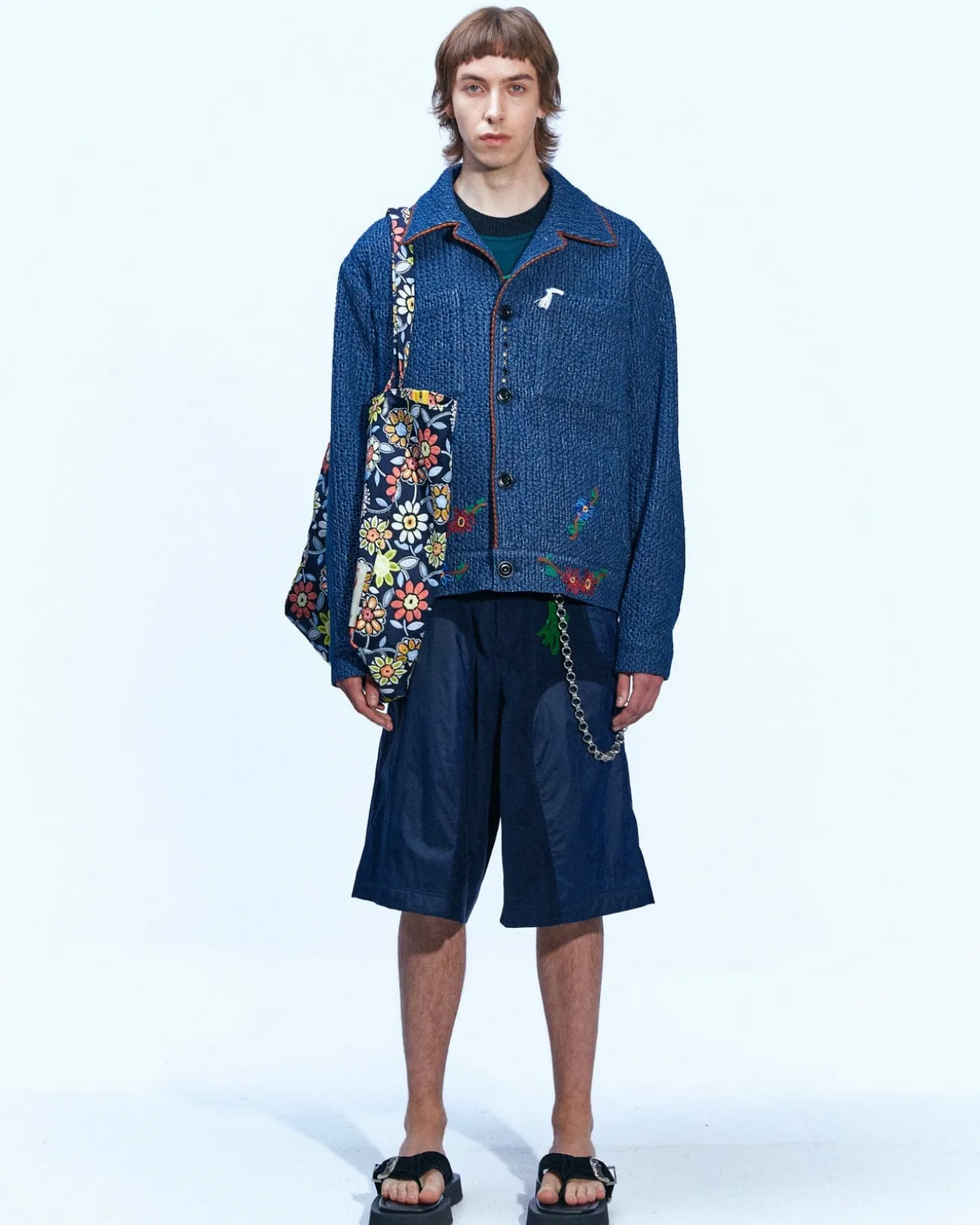 Andersson Bell Denim Hampton Work Jacket Awa510M(Blue)-Men Outerwear