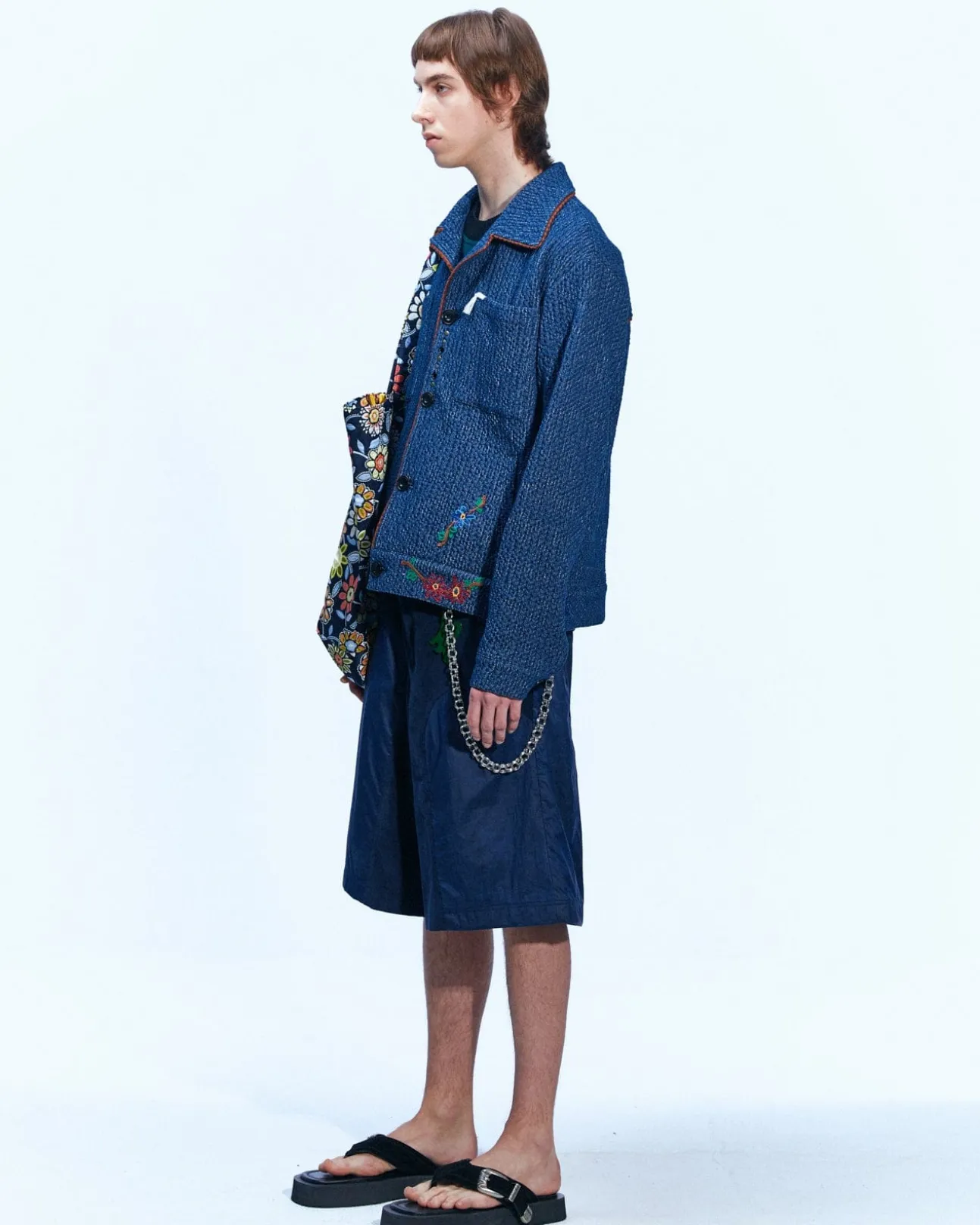 Andersson Bell Denim Hampton Work Jacket Awa510M(Blue)-Men Outerwear