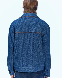 Andersson Bell Denim Hampton Work Jacket Awa510M(Blue)-Men Outerwear