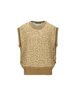Andersson Bell Elmers Vest Atb866M(Brown)-Men Knitwear