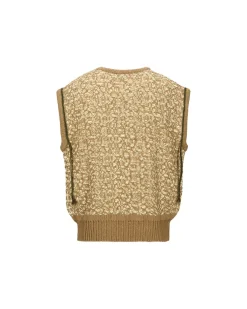 Andersson Bell Elmers Vest Atb866M(Brown)-Men Knitwear