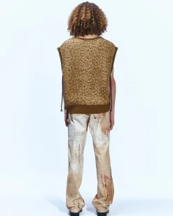 Andersson Bell Elmers Vest Atb866M(Brown)-Men Knitwear