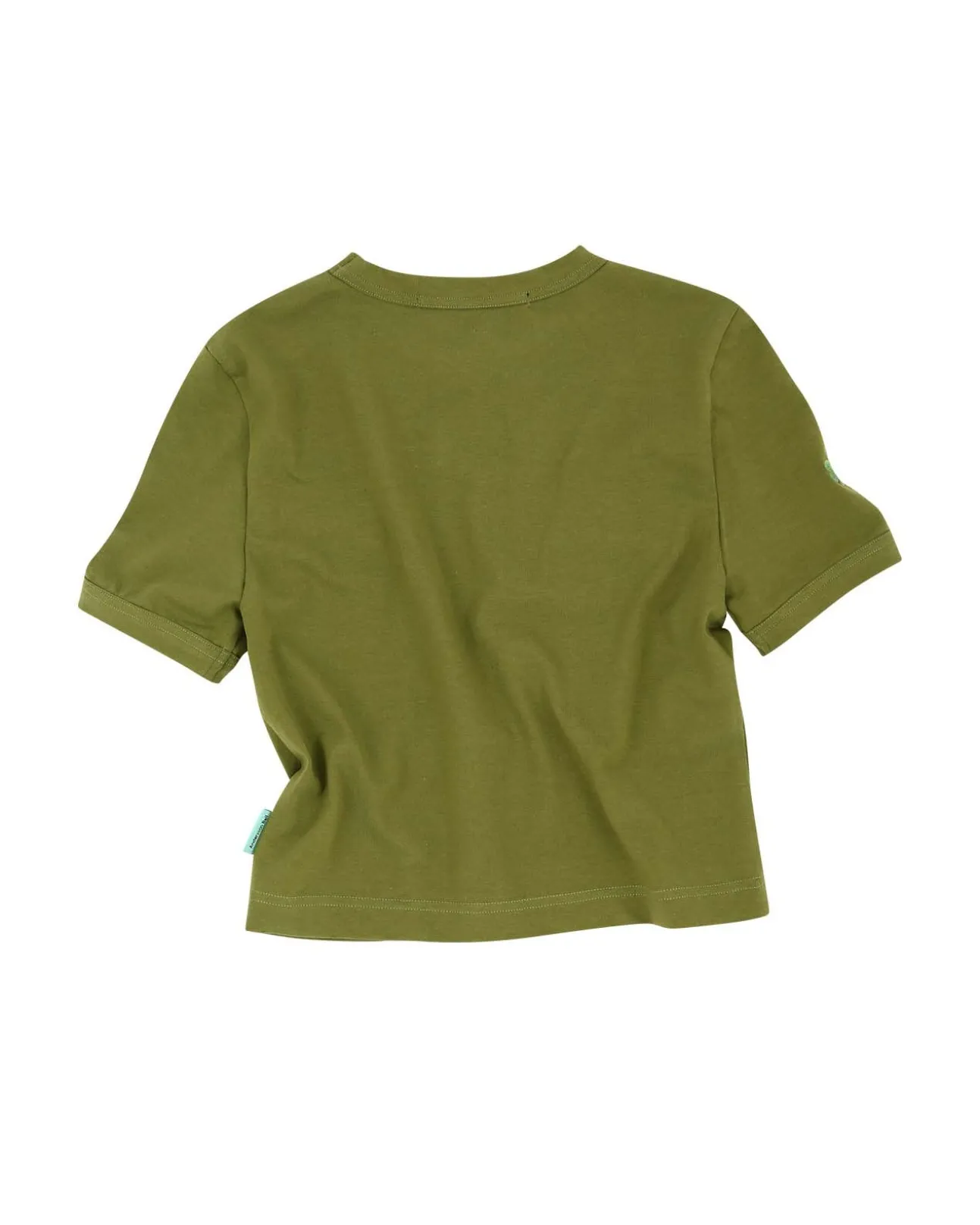 Andersson Bell (Essential) Dasha Flower Garden Logo T-Shirt Atb894W(Khaki)-Women Tops
