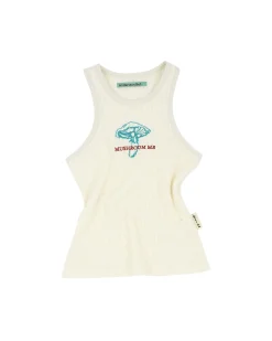Andersson Bell (Essential) Mushroom Me Embroidery Tank Top Atb895W(Cream)-Women Tops
