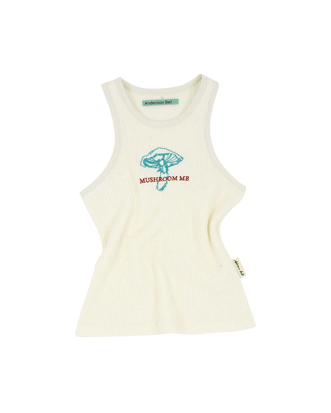 Andersson Bell (Essential) Mushroom Me Embroidery Tank Top Atb895W(Cream)-Women Tops