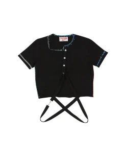 Andersson Bell (Essential) New Rework Tshirts Atb969W(Black)-Women Tops