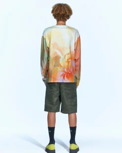 Andersson Bell (Essential) Rhino Tie Dye Print L/S T-Shirt Atb973M(Multi)-Men T-Shirts