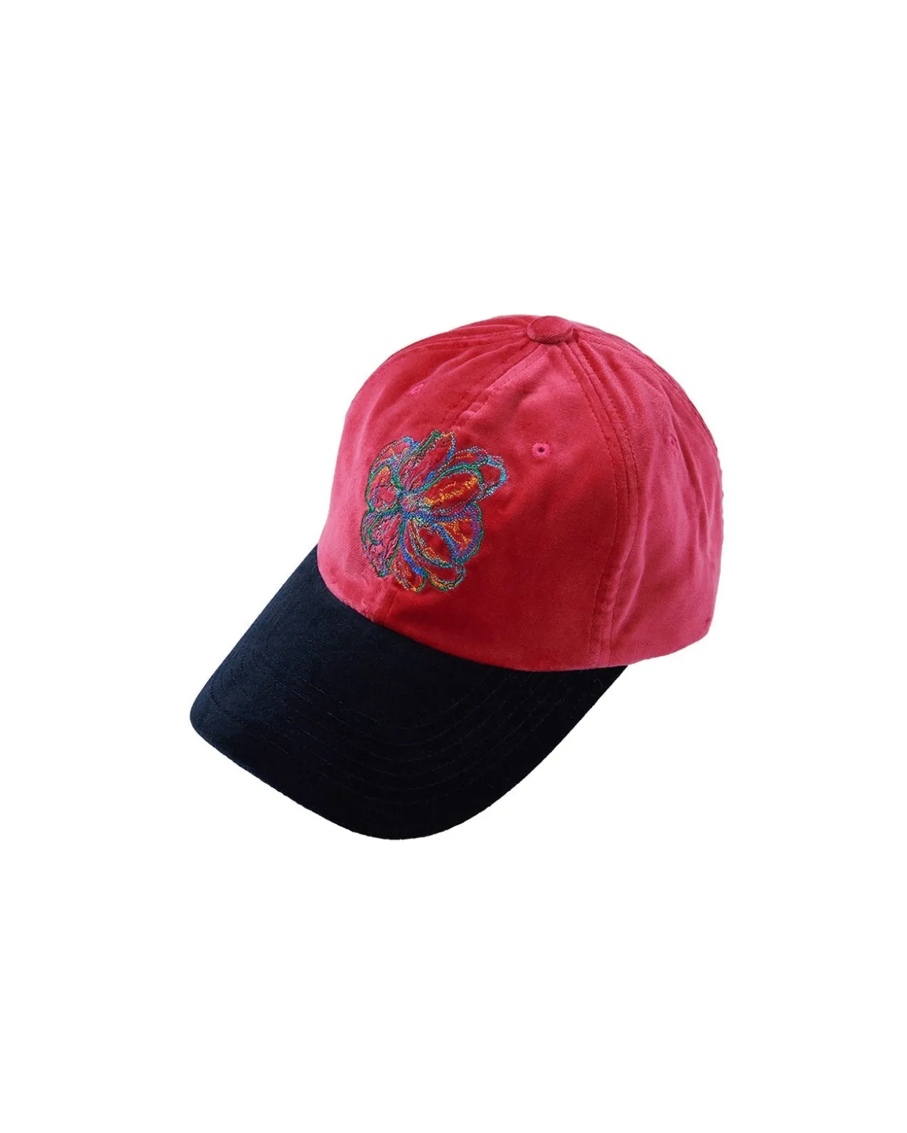 Andersson Bell (Essential) Unisex Flower Velvet Cap Aaa315U(Purple/Pink)-Women Hats