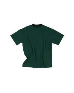 Andersson Bell (Essential) Unisex Logo Embroidery Ponte T-Shirts Atb902U(Green)-Men T-Shirts