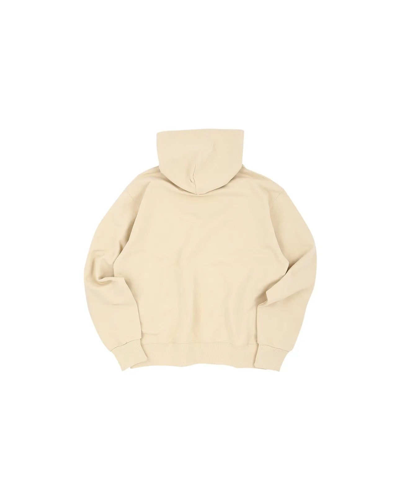 Andersson Bell (Essential) Unisex New Ab Logo Embroidery Hoodie Atb898U(Ivory)-Men Sweatshirts