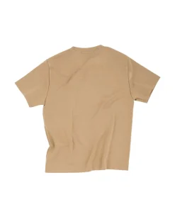 Andersson Bell (Essential) Unisex New Ab Logo Embroidery T-Shirts Atb903U(Beige)-Men T-Shirts