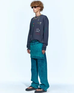 Andersson Bell (Essential) Unisex Summer Garden Sweatshirts Atb970U(Charcoal)-Men Sweatshirts