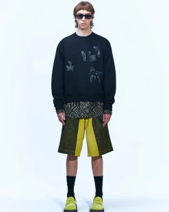 Andersson Bell (Essential) Unisex Sun Dance Sweatshirt Atb900U(Black)-Men Sweatshirts