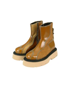 Andersson Bell Fia Western Raw Cut Ankle Boots Aaa331W(Brown)-Women Shoes