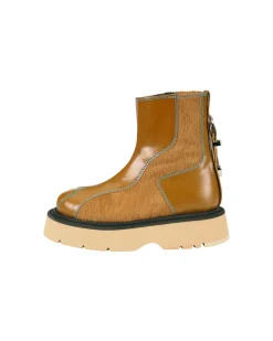 Andersson Bell Fia Western Raw Cut Ankle Boots Aaa331W(Brown)-Women Shoes