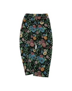 Andersson Bell Flover Jacquard Beach Pants Apa555M(Black)-Men Trousers