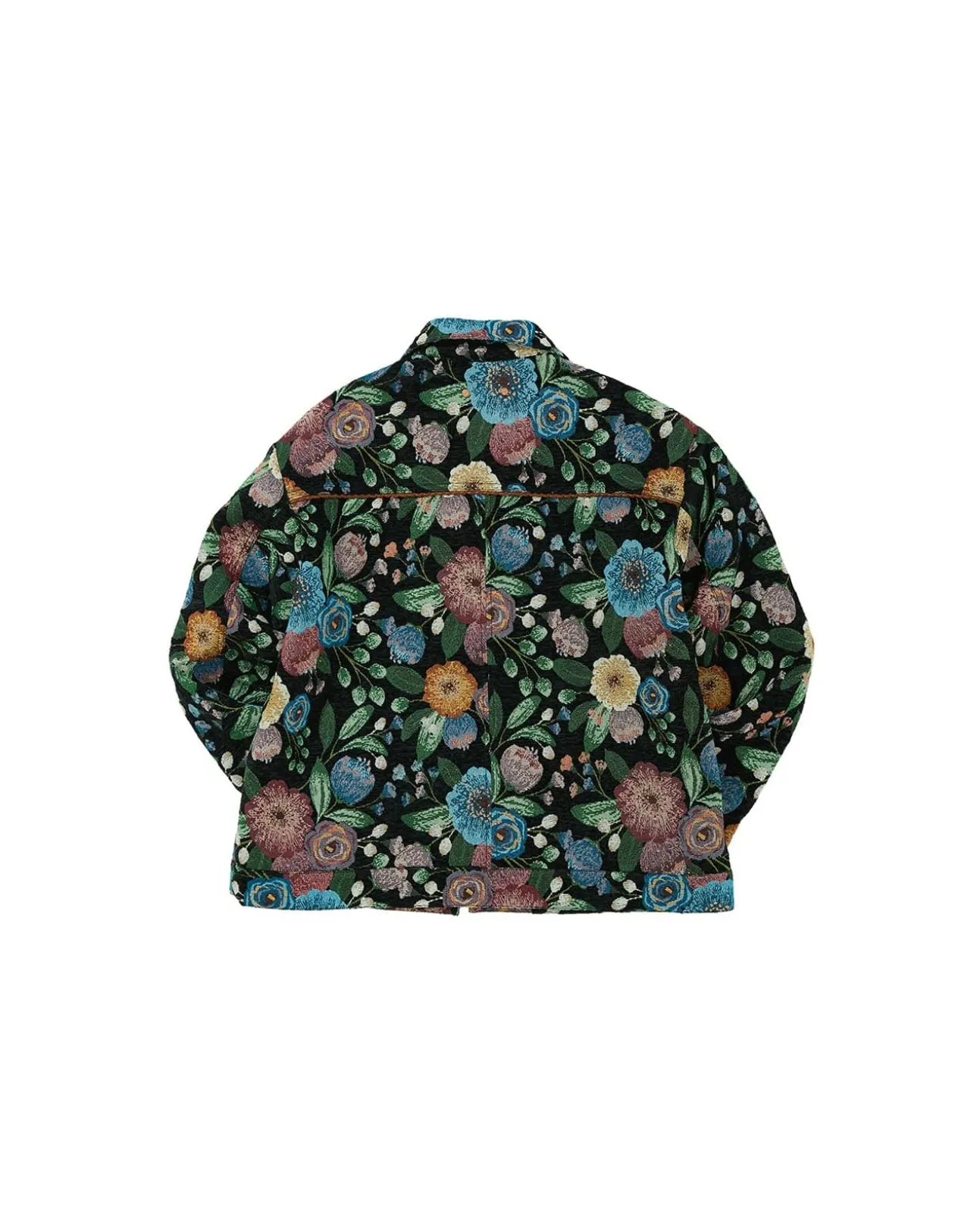 Andersson Bell Flover Jacquared Trucker Jacket Awa463M(Black)-Men Outerwear