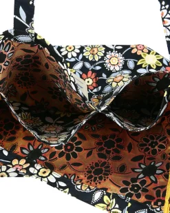 Andersson Bell Flower Jacquard Shoulder Bag Aaa326U(Navy)-Men Bags