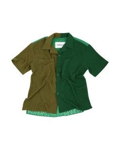Andersson Bell Forest Half Knit Shirts Atb952M(Green)-Men Shirts