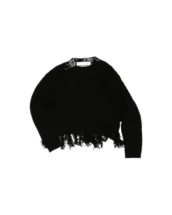 Andersson Bell Gorden Cable Knit Atb958M(Black)-Men Knitwear