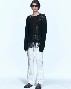 Andersson Bell Gorden Cable Knit Atb958M(Black)-Men Knitwear