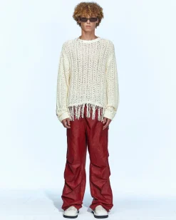 Andersson Bell Gorden Cable Knit Atb958M(Ivory)-Men Knitwear