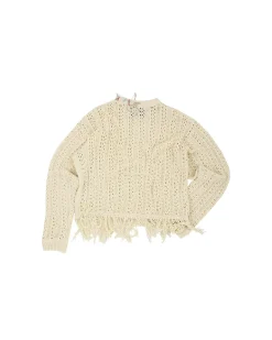 Andersson Bell Gorden Cable Knit Atb958M(Ivory)-Men Knitwear