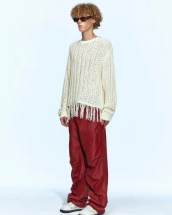 Andersson Bell Gorden Cable Knit Atb958M(Ivory)-Men Knitwear