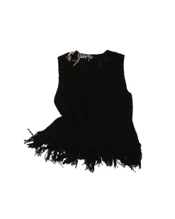 Andersson Bell Gorden Cable Knit Vest Atb957M(Black)-Men Knitwear